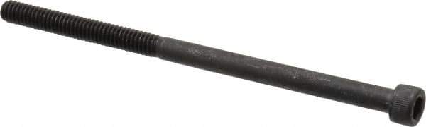 Value Collection - #8-32 UNC Hex Socket Drive, Socket Cap Screw - Alloy Steel, Black Oxide Finish, Partially Threaded, 3" Length Under Head - Apex Tool & Supply