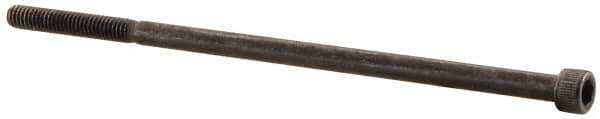 Value Collection - #8-32 UNC Hex Socket Drive, Socket Cap Screw - Alloy Steel, Black Oxide Finish, Partially Threaded, 4" Length Under Head - Apex Tool & Supply