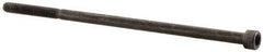 Value Collection - #8-32 UNC Hex Socket Drive, Socket Cap Screw - Alloy Steel, Black Oxide Finish, Partially Threaded, 4" Length Under Head - Apex Tool & Supply