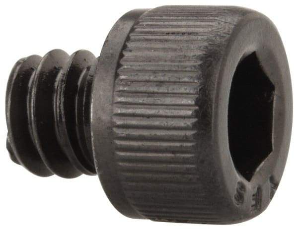 Value Collection - #10-24 UNC Hex Socket Drive, Socket Cap Screw - Alloy Steel, Black Oxide Finish, Fully Threaded, 3/16" Length Under Head - Apex Tool & Supply