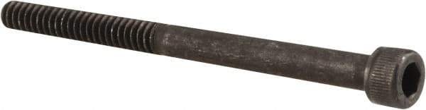 Value Collection - #10-24 UNC Hex Socket Drive, Socket Cap Screw - Alloy Steel, Black Oxide Finish, Partially Threaded, 2-3/8" Length Under Head - Apex Tool & Supply