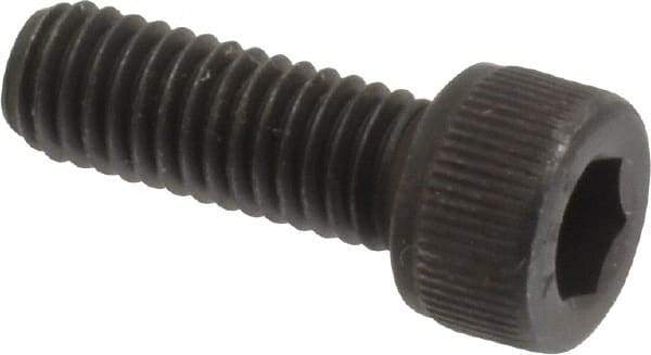 Value Collection - #10-32 UNF Hex Socket Drive, Socket Cap Screw - Alloy Steel, Black Oxide Finish, Fully Threaded, 9/16" Length Under Head - Apex Tool & Supply