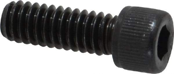 Value Collection - #12-24 UNC Hex Socket Drive, Socket Cap Screw - Alloy Steel, Black Oxide Finish, Fully Threaded, 5/8" Length Under Head - Apex Tool & Supply