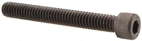 Value Collection - #12-24 UNC Hex Socket Drive, Socket Cap Screw - Alloy Steel, Black Oxide Finish, Partially Threaded, 1-3/4" Length Under Head - Apex Tool & Supply