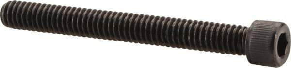 Value Collection - #12-24 UNC Hex Socket Drive, Socket Cap Screw - Alloy Steel, Black Oxide Finish, Partially Threaded, 2" Length Under Head - Apex Tool & Supply