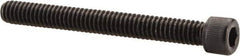 Value Collection - #12-24 UNC Hex Socket Drive, Socket Cap Screw - Alloy Steel, Black Oxide Finish, Partially Threaded, 2" Length Under Head - Apex Tool & Supply