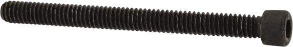 Value Collection - #12-24 UNC Hex Socket Drive, Socket Cap Screw - Alloy Steel, Black Oxide Finish, Partially Threaded, 2-1/2" Length Under Head - Apex Tool & Supply