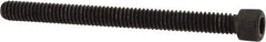Value Collection - #12-24 UNC Hex Socket Drive, Socket Cap Screw - Alloy Steel, Black Oxide Finish, Partially Threaded, 2-1/2" Length Under Head - Apex Tool & Supply