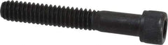 Value Collection - 1/4-20 UNC Hex Socket Drive, Socket Cap Screw - Alloy Steel, Black Oxide Finish, Partially Threaded, 1-5/8" Length Under Head - Apex Tool & Supply