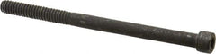 Value Collection - 1/4-20 UNC Hex Socket Drive, Socket Cap Screw - Alloy Steel, Black Oxide Finish, Partially Threaded, 3-3/4" Length Under Head - Apex Tool & Supply