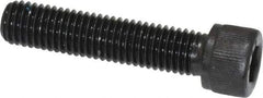 Value Collection - 1/4-28 UNF Hex Socket Drive, Socket Cap Screw - Alloy Steel, Black Oxide Finish, Fully Threaded, 1-1/8" Length Under Head - Apex Tool & Supply