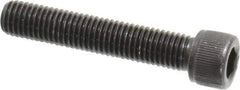 Value Collection - 1/4-28 UNF Hex Socket Drive, Socket Cap Screw - Alloy Steel, Black Oxide Finish, Partially Threaded, 1-3/8" Length Under Head - Apex Tool & Supply