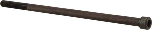 Value Collection - 1/4-28 UNF Hex Socket Drive, Socket Cap Screw - Alloy Steel, Black Oxide Finish, Partially Threaded, 5" Length Under Head - Apex Tool & Supply