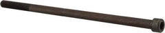 Value Collection - 1/4-28 UNF Hex Socket Drive, Socket Cap Screw - Alloy Steel, Black Oxide Finish, Partially Threaded, 5" Length Under Head - Apex Tool & Supply