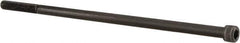 Value Collection - 1/4-28 UNF Hex Socket Drive, Socket Cap Screw - Alloy Steel, Black Oxide Finish, Partially Threaded, 6" Length Under Head - Apex Tool & Supply