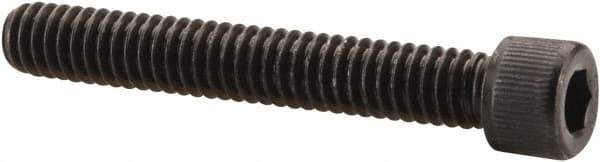 Value Collection - 5/16-18 UNC Hex Socket Drive, Socket Cap Screw - Alloy Steel, Black Oxide Finish, Partially Threaded, 1-5/8" Length Under Head - Apex Tool & Supply