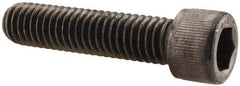 Value Collection - 3/8-16 UNC Hex Socket Drive, Socket Cap Screw - Alloy Steel, Black Oxide Finish, Partially Threaded, 1-5/8" Length Under Head - Apex Tool & Supply