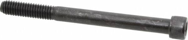 Value Collection - 3/8-16 UNC Hex Socket Drive, Socket Cap Screw - Alloy Steel, Black Oxide Finish, Partially Threaded, 4-1/4" Length Under Head - Apex Tool & Supply