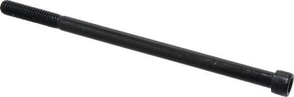 Value Collection - 3/8-16 UNC Hex Socket Drive, Socket Cap Screw - Alloy Steel, Black Oxide Finish, Partially Threaded, 7" Length Under Head - Apex Tool & Supply