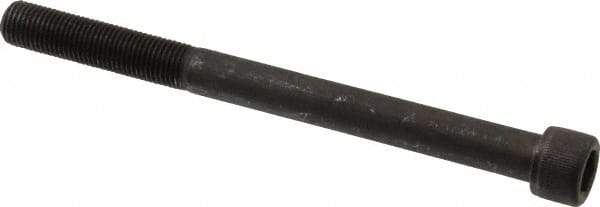 Value Collection - 3/8-24 UNF Hex Socket Drive, Socket Cap Screw - Alloy Steel, Black Oxide Finish, Partially Threaded, 4-1/2" Length Under Head - Apex Tool & Supply