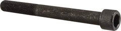 Value Collection - 7/16-20 UNF Hex Socket Drive, Socket Cap Screw - Alloy Steel, Black Oxide Finish, Partially Threaded, 4" Length Under Head - Apex Tool & Supply