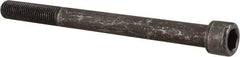Value Collection - 7/16-20 UNF Hex Socket Drive, Socket Cap Screw - Alloy Steel, Black Oxide Finish, Partially Threaded, 5" Length Under Head - Apex Tool & Supply