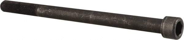 Value Collection - 7/16-20 UNF Hex Socket Drive, Socket Cap Screw - Alloy Steel, Black Oxide Finish, Partially Threaded, 6" Length Under Head - Apex Tool & Supply