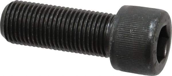 Value Collection - 1/2-20 UNF Hex Socket Drive, Socket Cap Screw - Alloy Steel, Black Oxide Finish, Fully Threaded, 1-3/8" Length Under Head - Apex Tool & Supply
