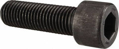 Value Collection - 9/16-18 UNF Hex Socket Drive, Socket Cap Screw - Alloy Steel, Black Oxide Finish, Fully Threaded, 1-1/2" Length Under Head - Apex Tool & Supply