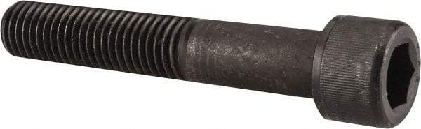 Value Collection - 3/4-10 UNC Hex Socket Drive, Socket Cap Screw - Alloy Steel, Black Oxide Finish, Partially Threaded, 4-1/4" Length Under Head - Apex Tool & Supply
