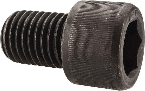 Value Collection - 7/8-9 UNC Hex Socket Drive, Socket Cap Screw - Alloy Steel, Black Oxide Finish, Partially Threaded, 1-1/4" Length Under Head - Apex Tool & Supply