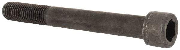 Value Collection - 7/8-9 UNC Hex Socket Drive, Socket Cap Screw - Alloy Steel, Black Oxide Finish, Partially Threaded, 7-1/2" Length Under Head - Apex Tool & Supply
