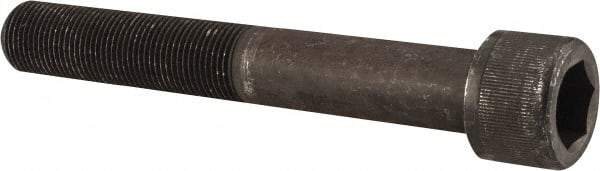 Value Collection - 7/8-14 UNF Hex Socket Drive, Socket Cap Screw - Alloy Steel, Black Oxide Finish, Partially Threaded, 6" Length Under Head - Apex Tool & Supply