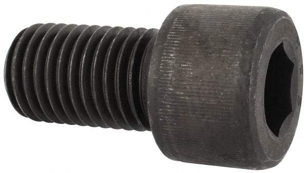 Value Collection - 1-8 UNC Hex Socket Drive, Socket Cap Screw - Alloy Steel, Black Oxide Finish, Fully Threaded, 1-3/4" Length Under Head - Apex Tool & Supply