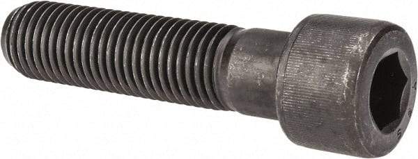 Value Collection - 1-8 UNC Hex Socket Drive, Socket Cap Screw - Alloy Steel, Black Oxide Finish, Partially Threaded, 4-1/4" Length Under Head - Apex Tool & Supply