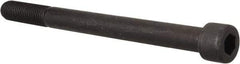 Value Collection - 1-8 UNC Hex Socket Drive, Socket Cap Screw - Alloy Steel, Black Oxide Finish, Partially Threaded, 12" Length Under Head - Apex Tool & Supply