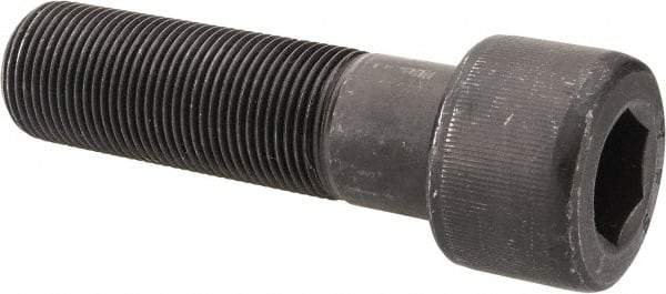 Value Collection - 1-14 UNF Hex Socket Drive, Socket Cap Screw - Alloy Steel, Black Oxide Finish, Partially Threaded, 3-1/2" Length Under Head - Apex Tool & Supply
