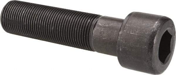 Value Collection - 1-14 UNF Hex Socket Drive, Socket Cap Screw - Alloy Steel, Black Oxide Finish, Partially Threaded, 4" Length Under Head - Apex Tool & Supply