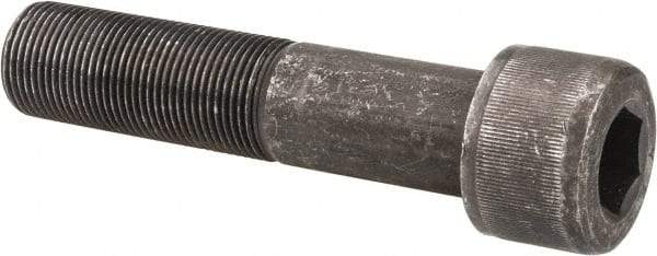 Value Collection - 1-14 UNF Hex Socket Drive, Socket Cap Screw - Alloy Steel, Black Oxide Finish, Partially Threaded, 4-1/2" Length Under Head - Apex Tool & Supply