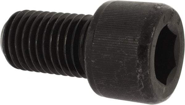 Value Collection - 1-1/8 - 7 UNC Hex Socket Drive, Socket Cap Screw - Alloy Steel, Black Oxide Finish, Fully Threaded, 2" Length Under Head - Apex Tool & Supply
