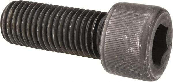 Value Collection - 1-1/8 - 7 UNC Hex Socket Drive, Socket Cap Screw - Alloy Steel, Black Oxide Finish, Fully Threaded, 3" Length Under Head - Apex Tool & Supply