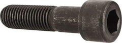 Value Collection - 1-1/8 - 7 UNC Hex Socket Drive, Socket Cap Screw - Alloy Steel, Black Oxide Finish, Partially Threaded, 4-1/2" Length Under Head - Apex Tool & Supply