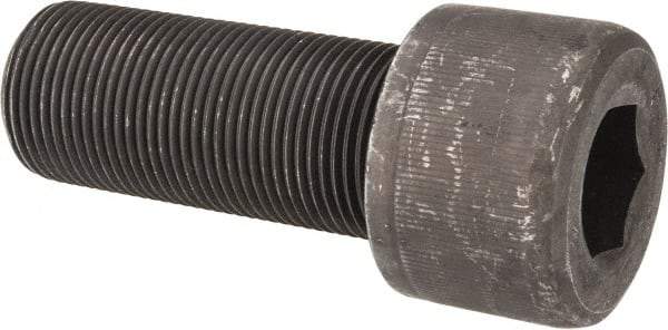 Value Collection - 1-1/4 - 12 UNF Hex Socket Drive, Socket Cap Screw - Alloy Steel, Black Oxide Finish, Fully Threaded, 3" Length Under Head - Apex Tool & Supply