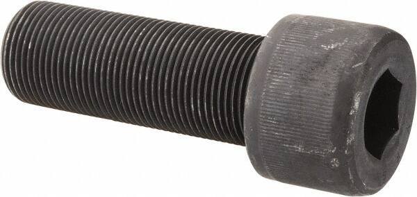 Value Collection - 1-1/4 - 12 UNF Hex Socket Drive, Socket Cap Screw - Alloy Steel, Black Oxide Finish, Fully Threaded, 3-1/2" Length Under Head - Apex Tool & Supply