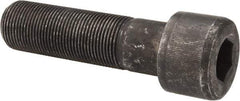 Value Collection - 1-1/4 - 12 UNF Hex Socket Drive, Socket Cap Screw - Alloy Steel, Black Oxide Finish, Partially Threaded, 4-1/2" Length Under Head - Apex Tool & Supply