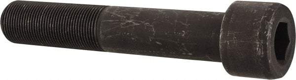 Value Collection - 1-1/4 - 12 UNF Hex Socket Drive, Socket Cap Screw - Alloy Steel, Black Oxide Finish, Partially Threaded, 7" Length Under Head - Apex Tool & Supply