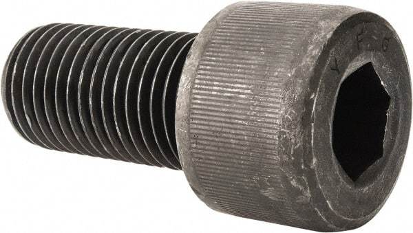 Value Collection - 1-1/2 - 6 UNC Hex Socket Drive, Socket Cap Screw - Alloy Steel, Black Oxide Finish, Fully Threaded, 3" Length Under Head - Apex Tool & Supply