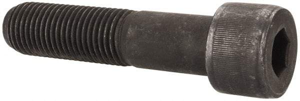 Value Collection - 1-1/2 - 6 UNC Hex Socket Drive, Socket Cap Screw - Alloy Steel, Black Oxide Finish, Partially Threaded, 6-1/2" Length Under Head - Apex Tool & Supply