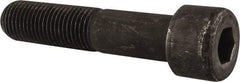 Value Collection - 1-1/2 - 6 UNC Hex Socket Drive, Socket Cap Screw - Alloy Steel, Black Oxide Finish, Partially Threaded, 7" Length Under Head - Apex Tool & Supply