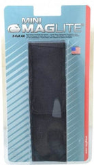 Mag-Lite - Nylon Mini/Pocket Flashlight Belt Holster - Black, Compatible with Maglite AA Batteries - Apex Tool & Supply